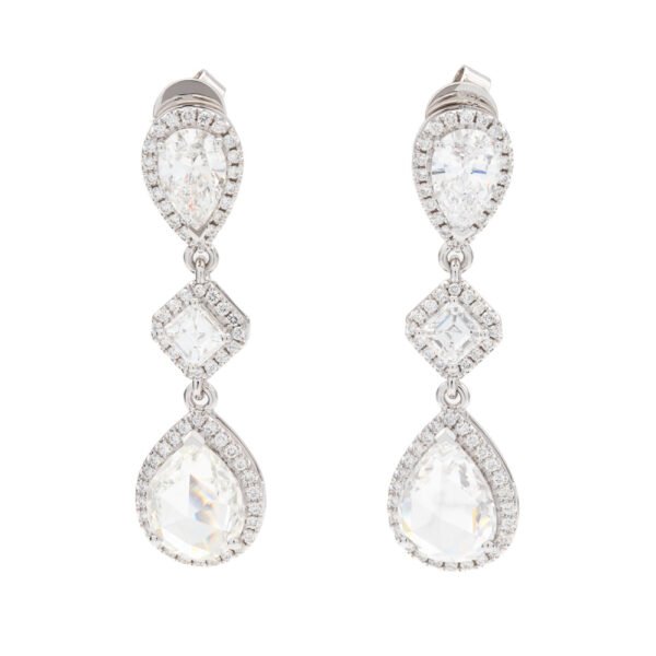 Fancy Shape Dangle Earrings