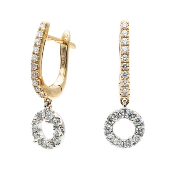 Drop Halo Earrings Mounting