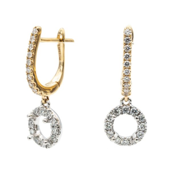 Drop Halo Earrings Mounting