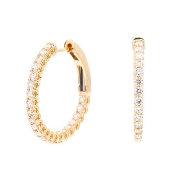 Round Hoop Earrings
