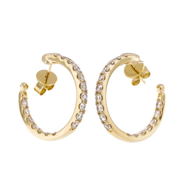Round Hoop Earrings