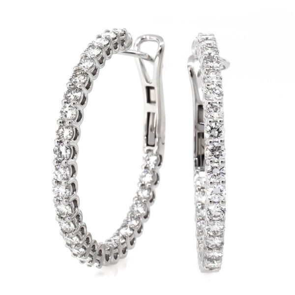 Round Hoop Earrings