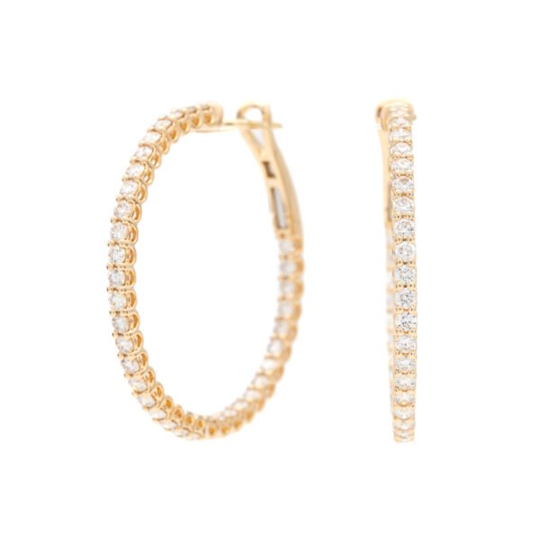 Round Hoop Earrings