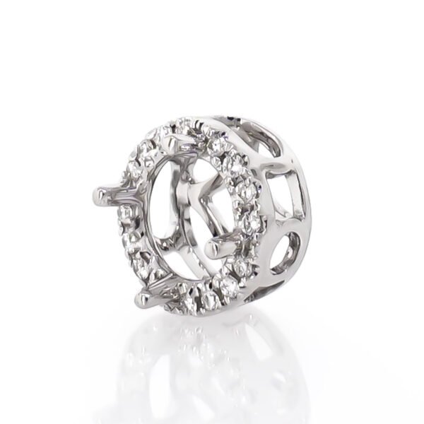 Round Halo Pendant Mounting