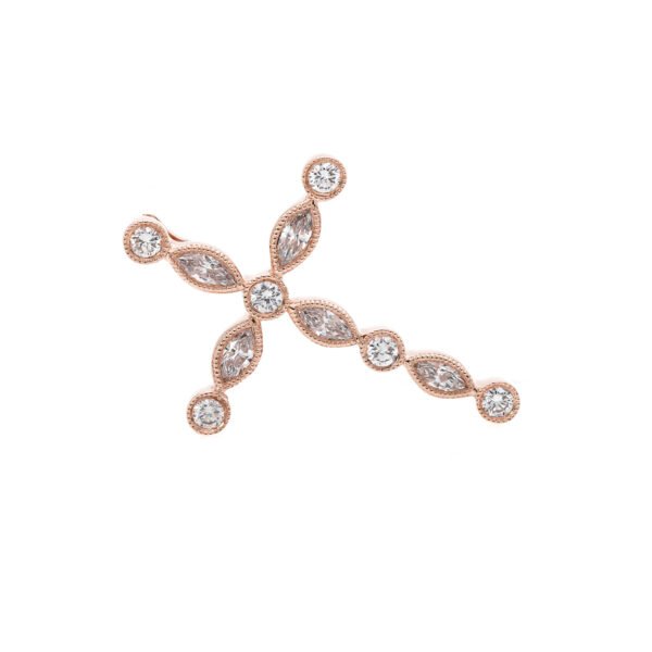 Fancy Shape Cross Pendant
