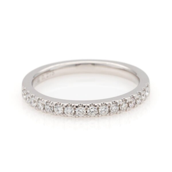 Microprong Wedding Band