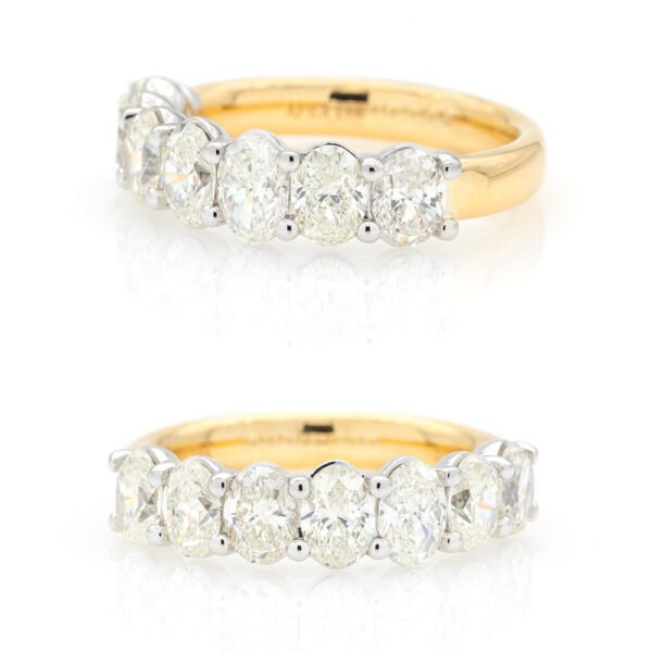 Fancy Shape Multi-Stone Band