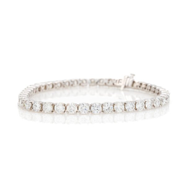 Rounded Link Tennis Bracelet