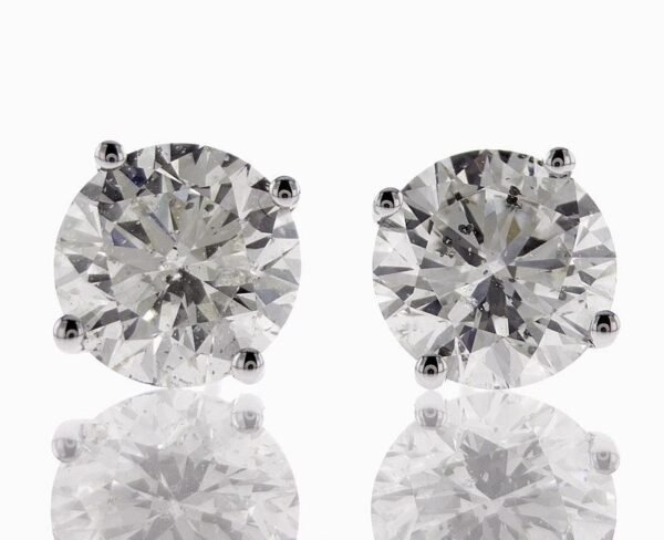 4-Prong Stud Earrings