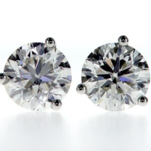 3-Prong Stud Earrings