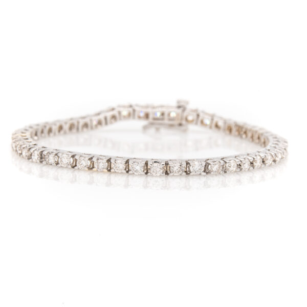 Boxy Link Tennis Bracelet