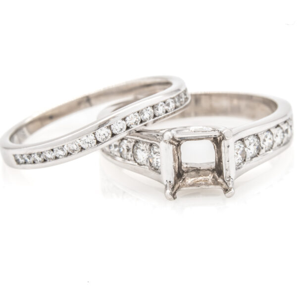 Channel Set Accented Ring