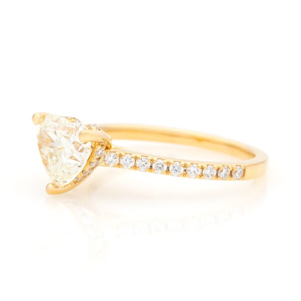 Diamond Shank Hidden Halo Ring Mounting