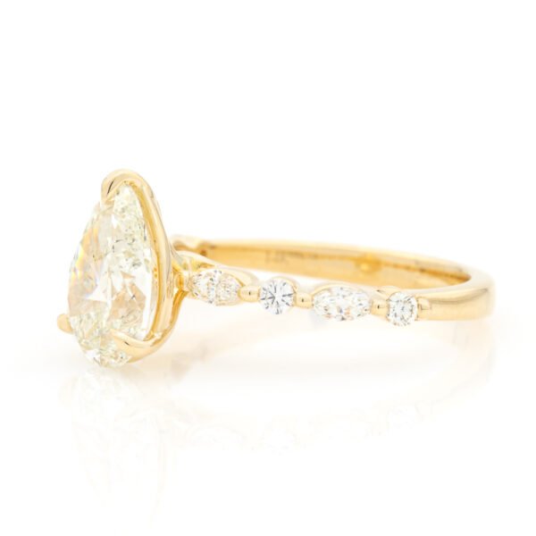Fancy Shape Accented Ring