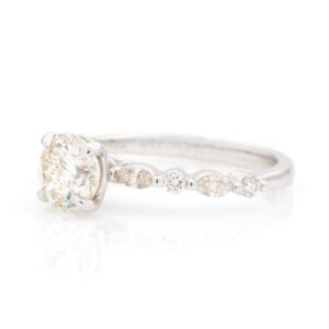 Fancy Shape Accented Ring
