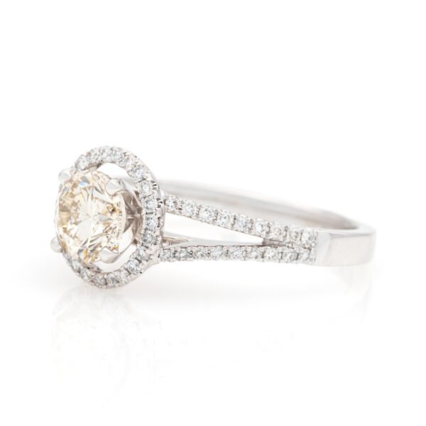SplitShank Halo Ring