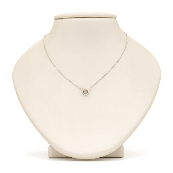 Bezel Set Solitaire Pendant