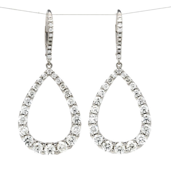 Diamond Dangle Earrings