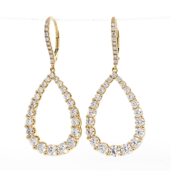 Diamond Dangle Earrings