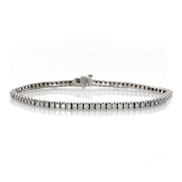 Boxy Link Tennis Bracelet