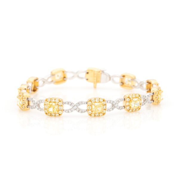 Colored Diamond Fashion Bracelet