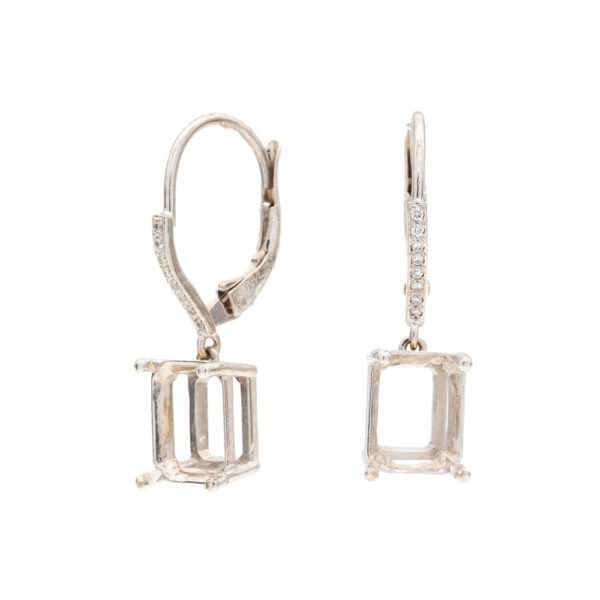 Fancy Shape Dangle Earrings Mounting