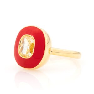 Enamel Fashion Ring