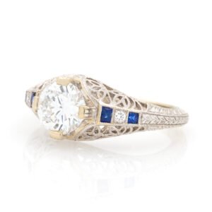 Antique Style Accented Ring