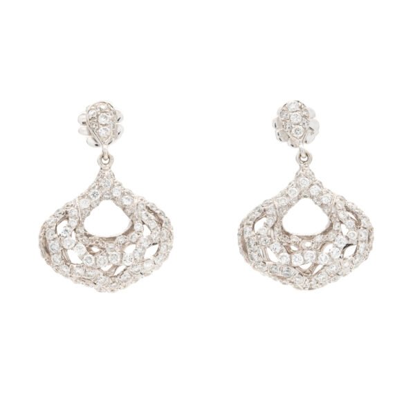 Diamond Dangle Earrings