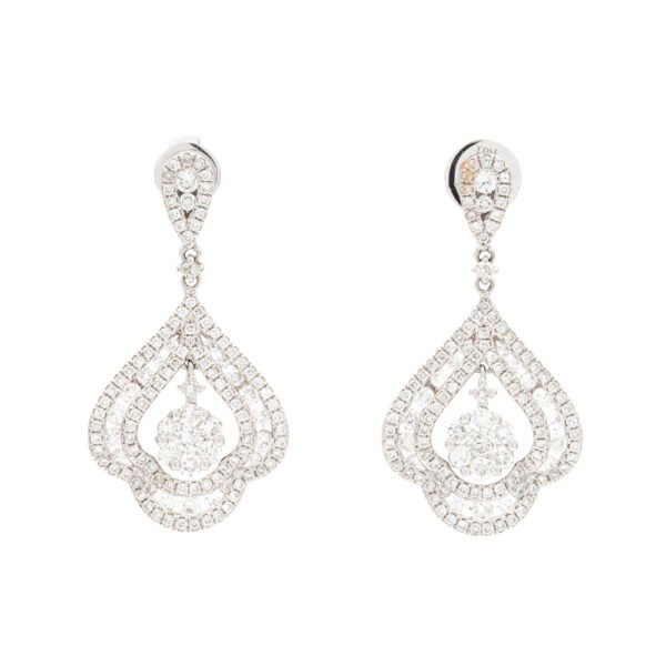 Diamond Dangle Earrings