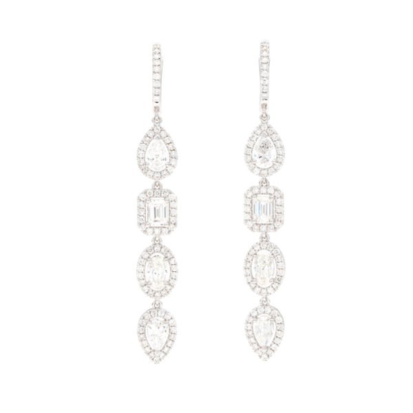 Fancy Shape Dangle Earrings
