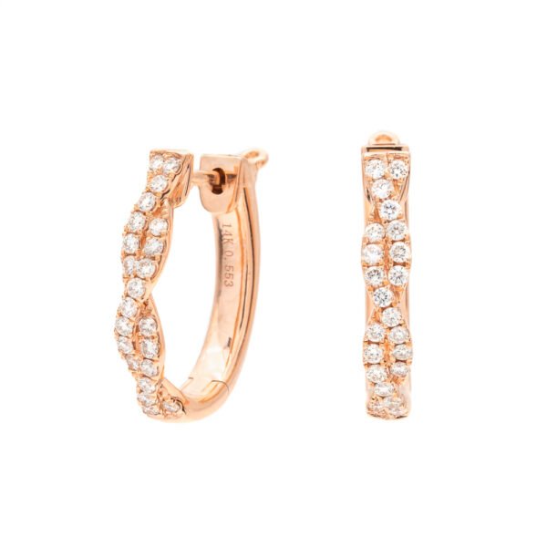 Twist Fashion Hoop Earrings
