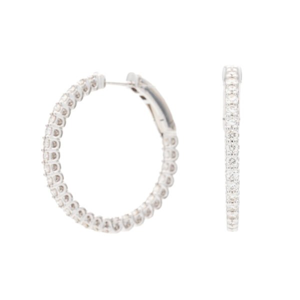 Round Hoop Earrings