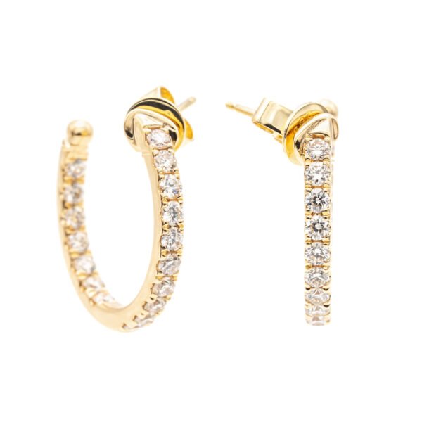 Round Hoop Earrings