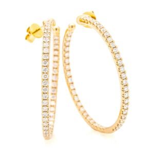 Round Hoop Earrings
