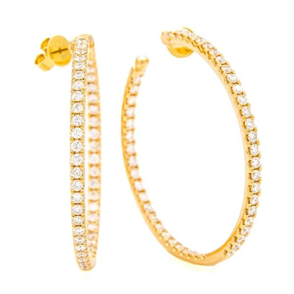 Round Hoop Earrings