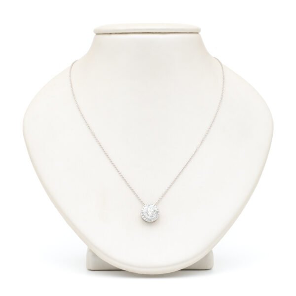 Round Halo Pendant