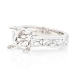 Fancy Shape Accented Ring Mounting