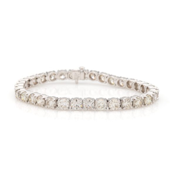Rounded Link Tennis Bracelet