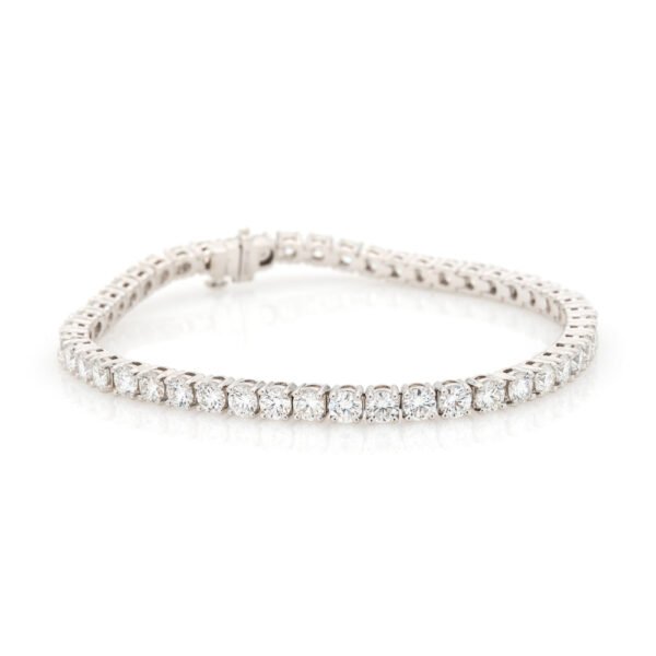 Rounded Link Tennis Bracelet