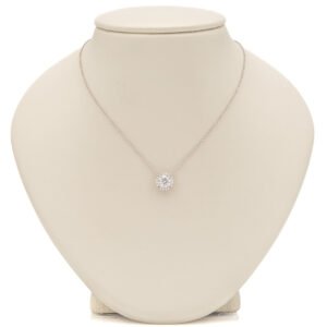 Round Halo Pendant
