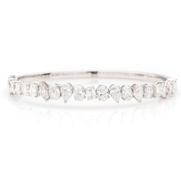 Fancy Shape Bangle Bracelet