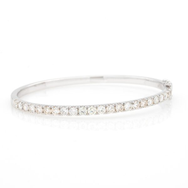 Single Row Bangle Bracelet
