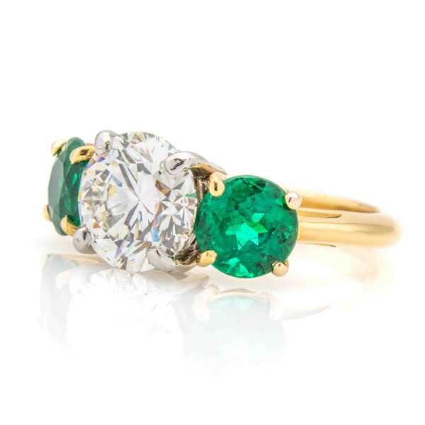 Gemstone 3 Stone Ring