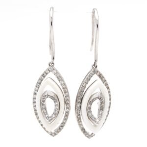 Diamond Dangle Earrings