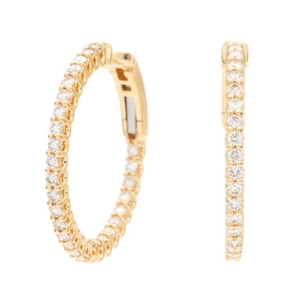 Round Hoop Earrings