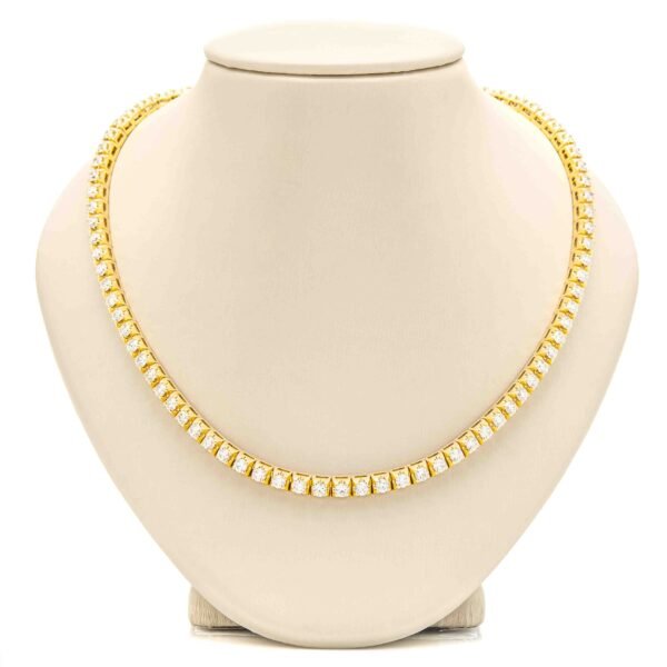 Pyramid Tennis Necklace