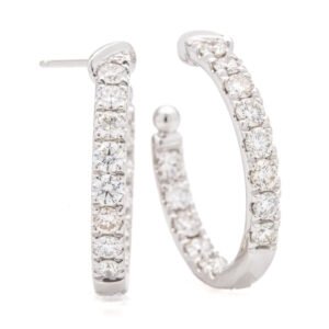 Round Hoop Earrings