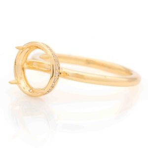 Hidden Halo Ring Mounting