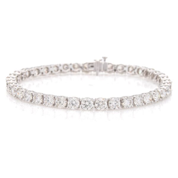 Rounded Link Tennis Bracelet
